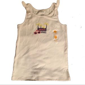 New Gymboree Cape Code Beach Days Tank Size 6
